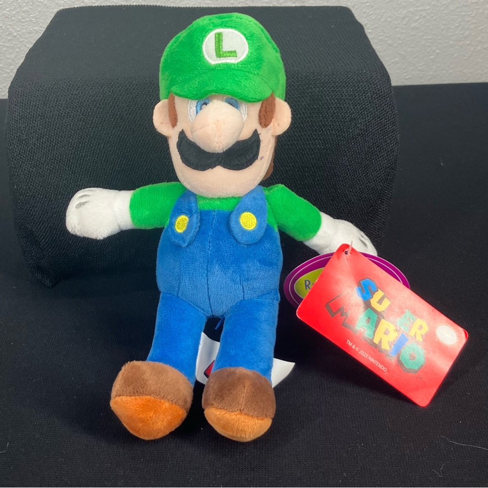 Nintendo Super Mario Brothers Luigi Plush Doll B 10”